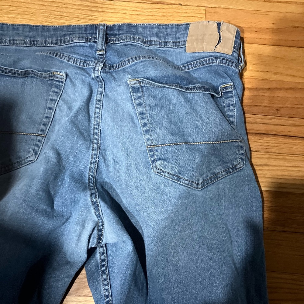 Izod Men's Bootcut Jeans - Light Blue